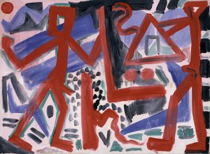 A.R. Penck: Ohne Titel (Ende im Osten/Duisburg), 1979/80