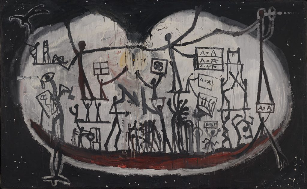 A.R. Penck: Großes Weltbild, 1965