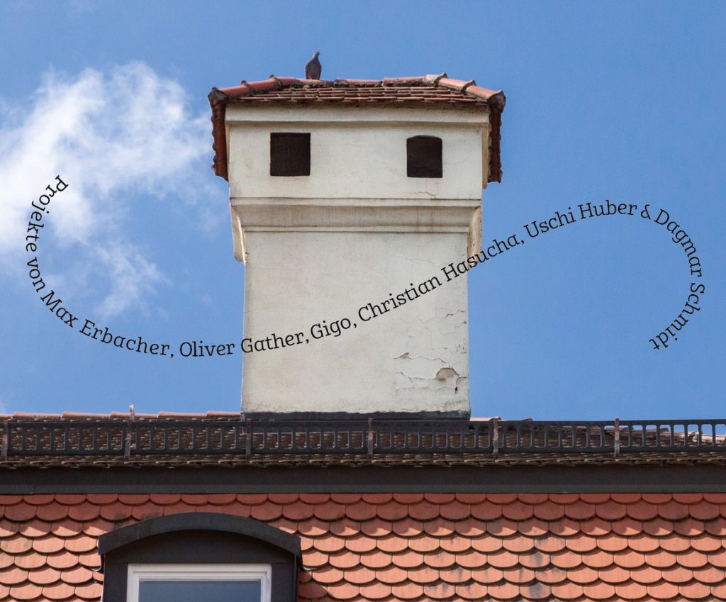 Außenräume Innensichten“ eröffnet neue Perspektiven – hier auf einen Schornstein des Edwin Scharff Museums.