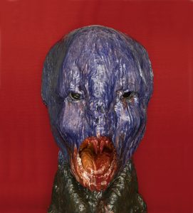 Olaf Brzeski, Vampire, 2023/24, Keramik, pulverbeschichteter Stahl, Foto: Karol Krukowski