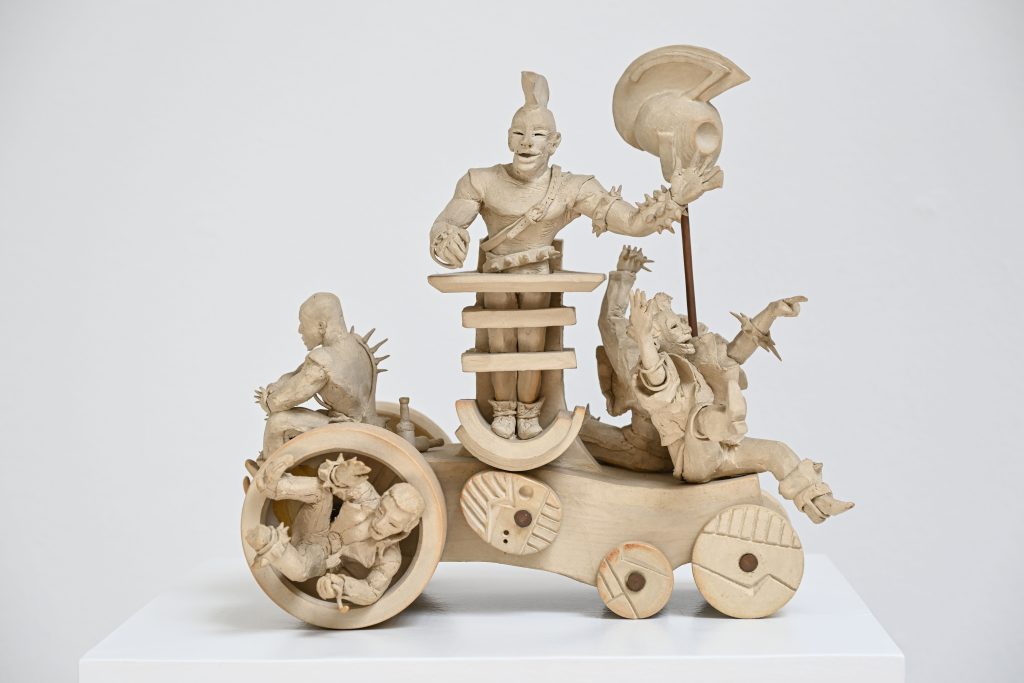Christian Schilling, Triumphwagen, 1986, Ton, Foto: Sandra Beckefeldt